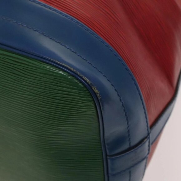LOUIS VUITTON Epi Toriko Color Noe Bag Red Blue Green M44084 LV Auth 119123 - Picture 4 of 16